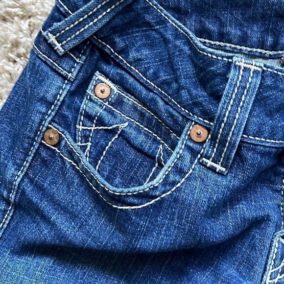 True Religion RN#112790 Low Rise Strait Leg Jeans size 28 - Picture 8 of 16